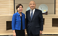 中国药促会执行会长宋瑞霖走访香港科技大学并会晤叶玉如校长